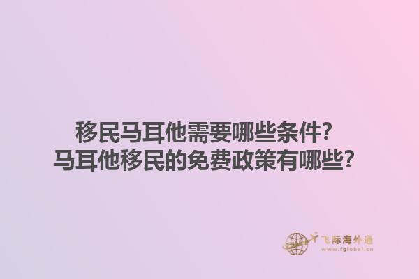 移民马耳他需要哪些条件？马耳他移民的免费政策有哪些？