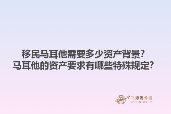 移民马耳他需要多少资产背景？马耳他的资产要求有哪些特殊规定？1.jpg