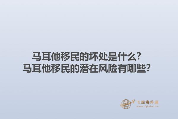 马耳他移民的坏处是什么？马耳他移民的潜在风险有哪些？1.jpg
