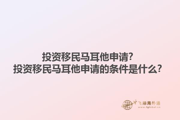投资移民马耳他申请？投资移民马耳他申请的条件是什么？1.jpg