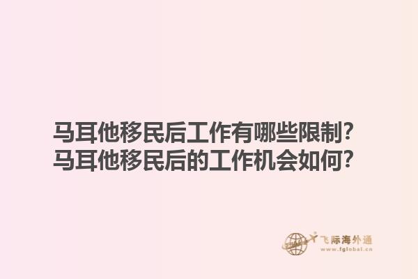马耳他移民后工作有哪些限制？马耳他移民后的工作机会如何？1.jpg