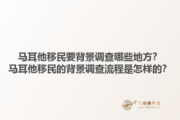马耳他移民要背景调查哪些地方？马耳他移民的背景调查流程是怎样的？1.jpg