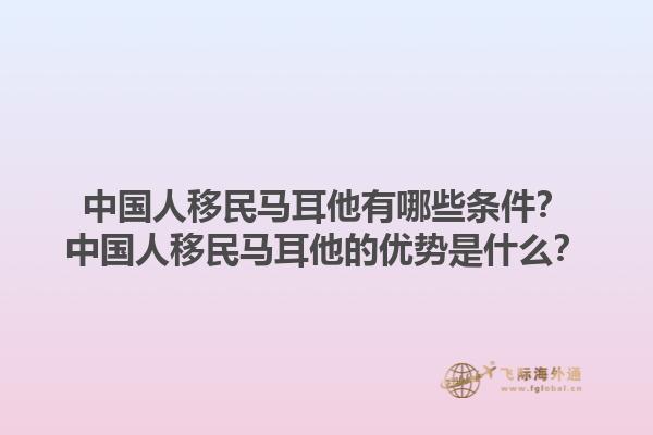 中国人移民马耳他有哪些条件？中国人移民马耳他的优势是什么？1.jpg