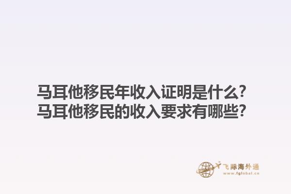 马耳他移民年收入证明是什么？马耳他移民的收入要求有哪些？1.jpg