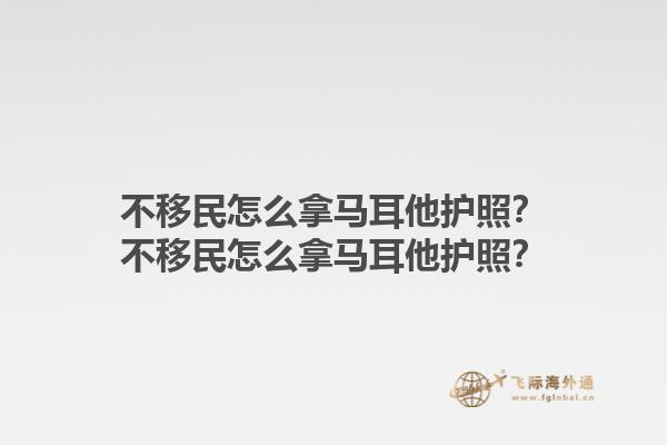 不移民怎么拿马耳他护照？不移民怎么拿马耳他护照？1.jpg