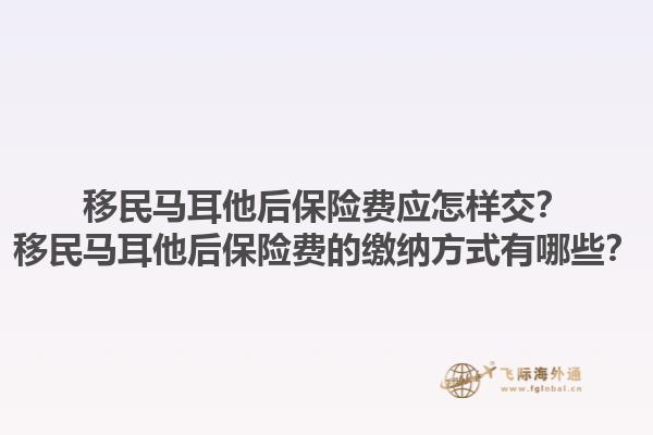 移民马耳他后保险费应怎样交？移民马耳他后保险费的缴纳方式有哪些？1.jpg