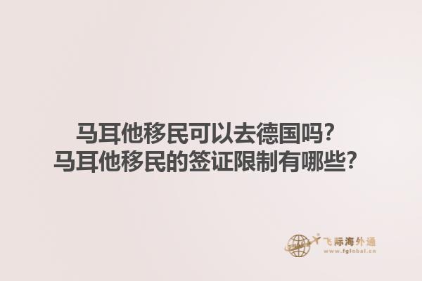 马耳他移民可以去德国吗？马耳他移民的签证限制有哪些？1.jpg