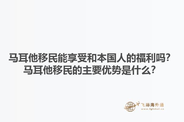 马耳他移民能享受和本国人的福利吗？马耳他移民的主要优势是什么？1.jpg