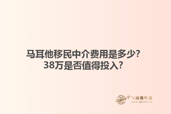 马耳他移民中介费用是多少？38万是否值得投入？1.jpg