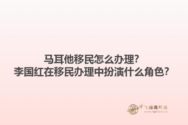 马耳他移民怎么办理？李国红在移民办理中扮演什么角色？1.jpg