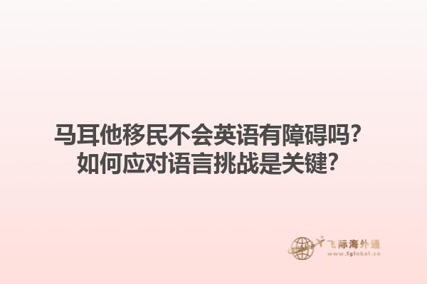 马耳他移民不会英语有障碍吗？如何应对语言挑战是关键？