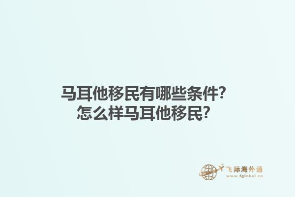 马耳他移民有哪些条件？怎么样马耳他移民？