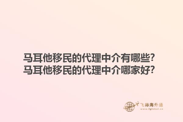 马耳他移民的代理中介有哪些？马耳他移民的代理中介哪家好？