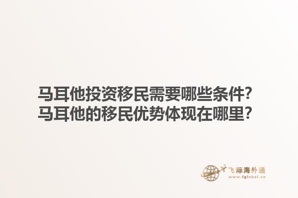 马耳他投资移民需要哪些条件？马耳他的移民优势体现在哪里？