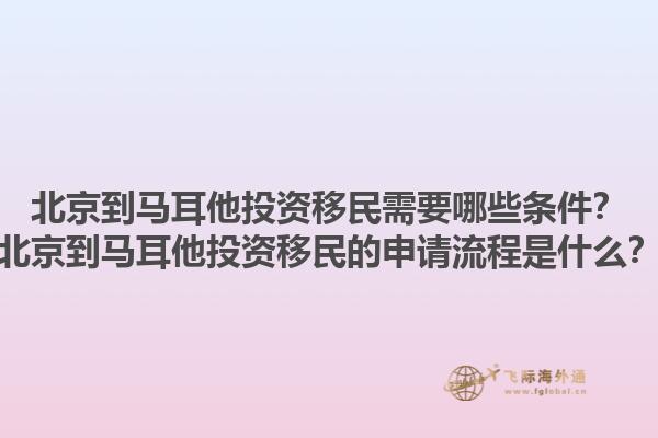 北京到马耳他投资移民需要哪些条件？北京到马耳他投资移民的申请流程是什么？