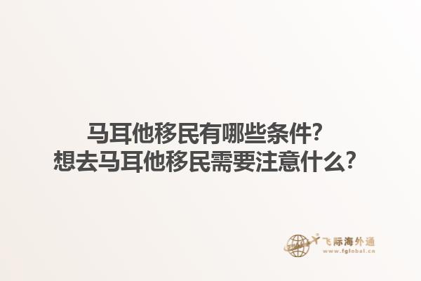 马耳他移民有哪些条件？想去马耳他移民需要注意什么？