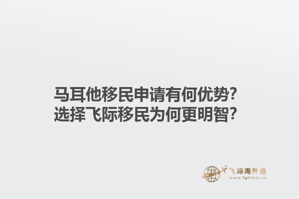 马耳他移民申请有何优势？选择飞际移民为何更明智？