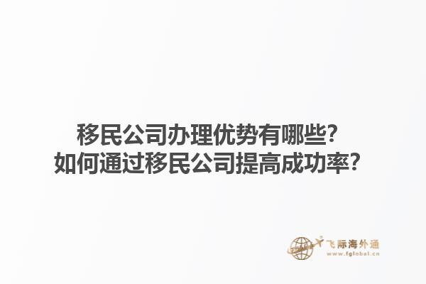 移民公司办理优势有哪些？如何通过移民公司提高成功率？