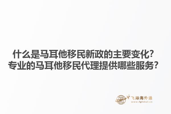 什么是马耳他移民新政的主要变化？专业的马耳他移民代理提供哪些服务？