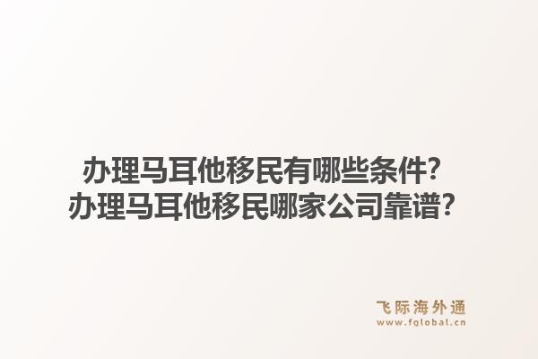办理马耳他移民有哪些条件？办理马耳他移民哪家公司靠谱？1.jpg