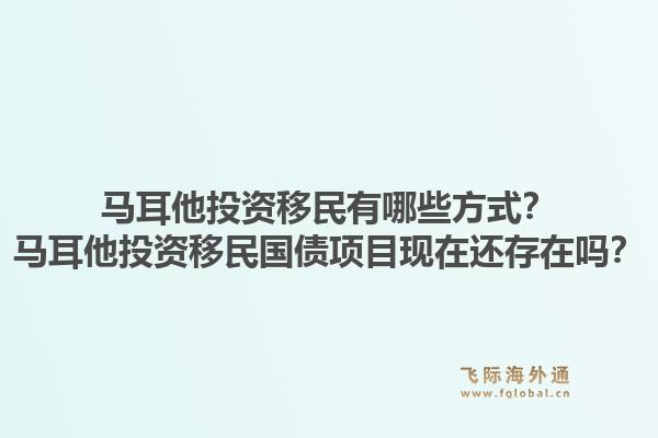 马耳他投资移民有哪些方式？马耳他投资移民国债项目现在还存在吗？1.jpg