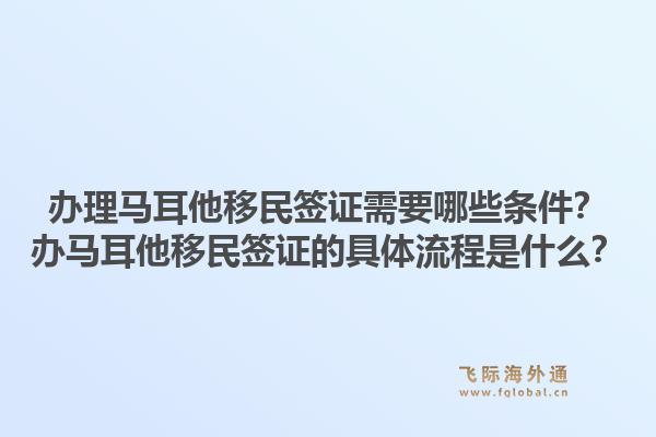 办理马耳他移民签证需要哪些条件？办马耳他移民签证的具体流程是什么？1.jpg