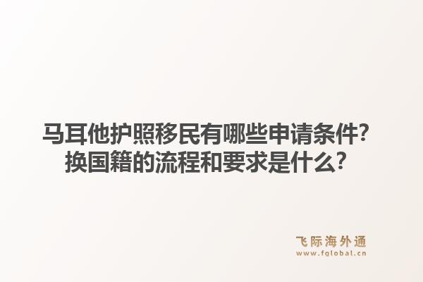 马耳他护照移民有哪些申请条件？换国籍的流程和要求是什么？1.jpg