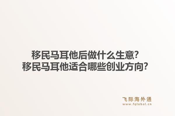 移民马耳他后做什么生意？移民马耳他适合哪些创业方向？1.jpg