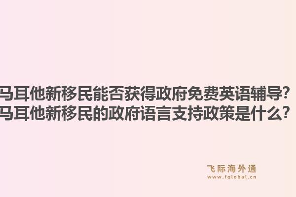 马耳他新移民能否获得政府免费英语辅导？马耳他新移民的政府语言支持政策是什么？1.jpg