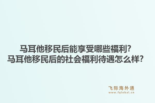 马耳他移民后能享受哪些福利？马耳他移民后的社会福利待遇怎么样？1.jpg