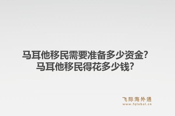 马耳他移民需要准备多少资金？马耳他移民得花多少钱？1.jpg