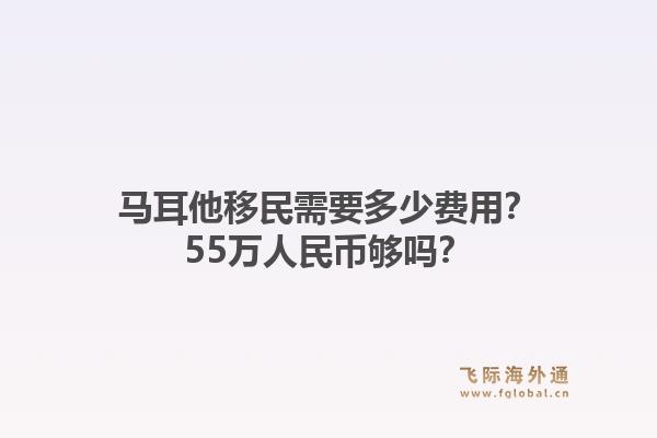 马耳他移民需要多少费用？55万人民币够吗？1.jpg