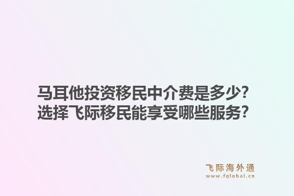 马耳他投资移民中介费是多少？选择飞际移民能享受哪些服务？1.jpg