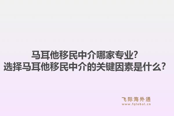 马耳他移民中介哪家专业？选择马耳他移民中介的关键因素是什么？1.jpg
