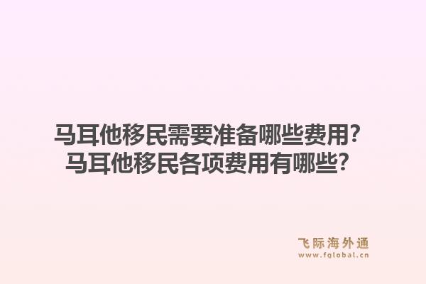 马耳他移民需要准备哪些费用？马耳他移民各项费用有哪些？1.jpg