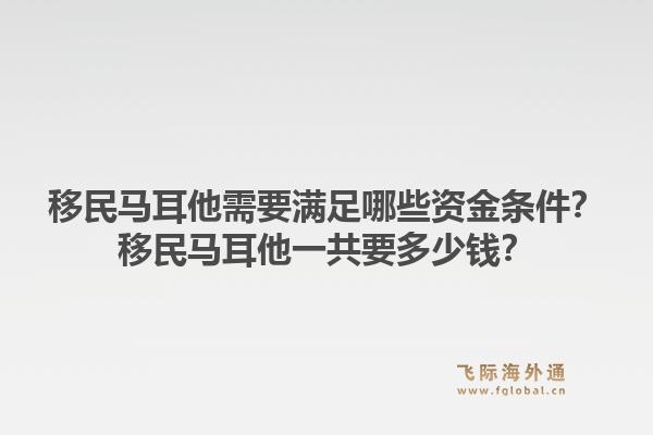 移民马耳他需要满足哪些资金条件？移民马耳他一共要多少钱？1.jpg