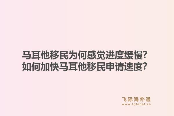 马耳他移民为何感觉进度缓慢？如何加快马耳他移民申请速度？1.jpg