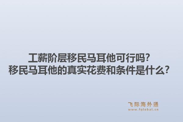 工薪阶层移民马耳他可行吗？移民马耳他的真实花费和条件是什么？1.jpg