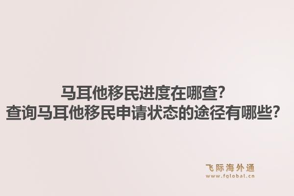 马耳他移民进度在哪查？查询马耳他移民申请状态的途径有哪些？1.jpg