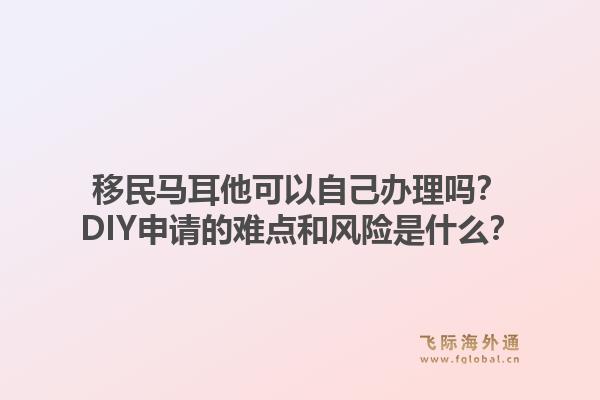 移民马耳他可以自己办理吗？DIY申请的难点和风险是什么？1.jpg