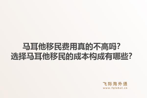 马耳他移民费用真的不高吗？选择马耳他移民的成本构成有哪些？1.jpg