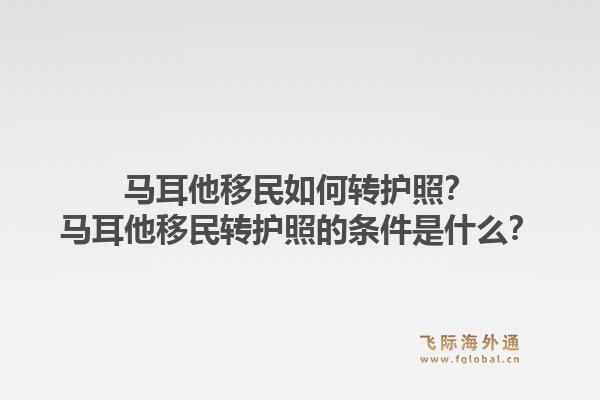 马耳他移民如何转护照？马耳他移民转护照的条件是什么？1.jpg