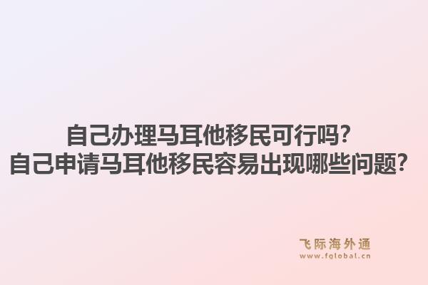 自己办理马耳他移民可行吗？自己申请马耳他移民容易出现哪些问题？1.jpg