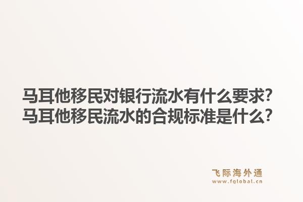 马耳他移民对银行流水有什么要求?马耳他移民流水的合规标准是什么?1.jpg