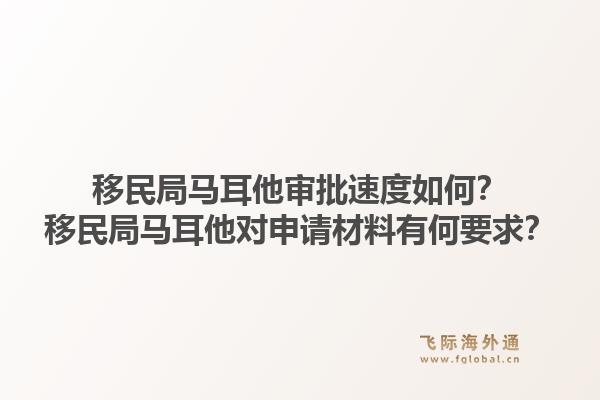 移民局马耳他审批速度如何?移民局马耳他对申请材料有何要求?1.jpg