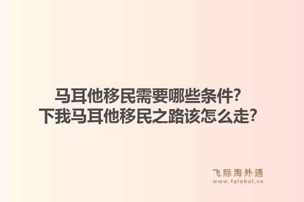马耳他移民需要哪些条件?下我马耳他移民之路该怎么走?1.jpg