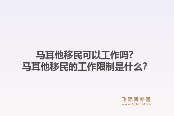 马耳他移民可以工作吗?马耳他移民的工作限制是什么?1.jpg