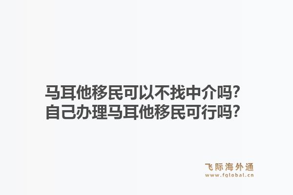 马耳他移民可以不找中介吗?自己办理马耳他移民可行吗?1.jpg