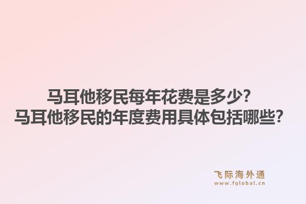 马耳他移民每年花费是多少?马耳他移民的年度费用具体包括哪些?1.jpg