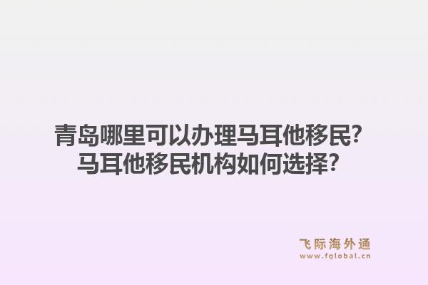青岛哪里可以办理马耳他移民？马耳他移民机构如何选择？1.jpg
